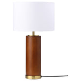 Orleans Furniture - Coaster - Aziel 28-inch Drum Shade Wood Frame Table Lamp Cappuccino - 920209